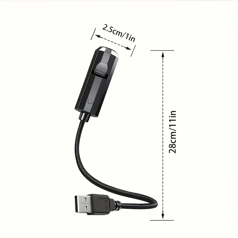 LED USB Projector Light 3/6pcs Projection Patterns- Adjustable Whale Butterfly Jellyfish Starfish Night Light Festival Gift