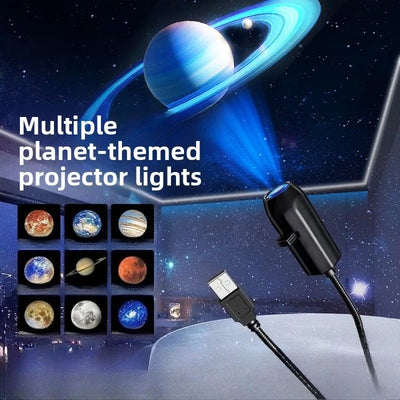 Projector Nightlight - Creative Moonlight LED Nightlight with Dimming Function, Ideal for Bedroom Decor
